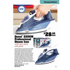 602039 Quest Steam Iron - 2200W