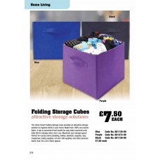 601472 Folding Storage Cube Purple