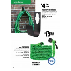 601513 Expanding Hose with 7 Dial Spray Gun 15m/50ft