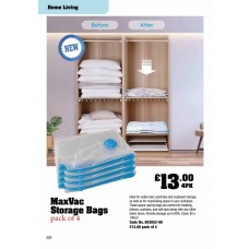 602052 4pk MaxVac Storage Bags