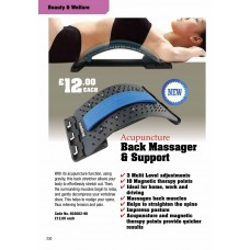 602082 Acupuncture Back Massager & Support