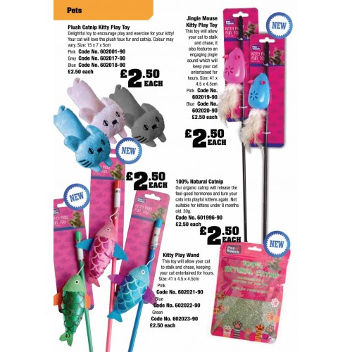 602022 Kitty Play Wand Blue