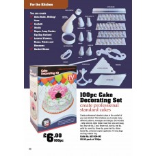 601434 100pc Cake Decorating Set