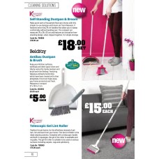 700659 Kleeneze® Self-Standing Dustpan&Broom Set