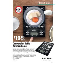 602889 Conversion Table Kitchen Scale