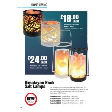 602910 Himalayan Salt Lamp - Black