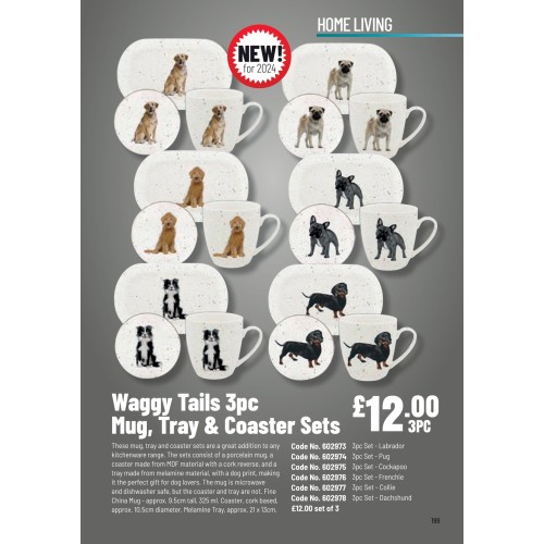 602978 3pc Set - Dachshund