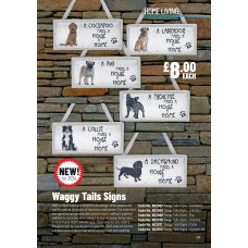 602970 Waggy Tails Signs - Frenchie