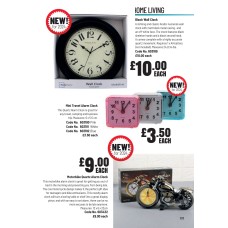 603432 Motor Bike Quartz Alarm Clock