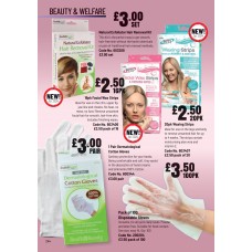 603406 16pk Facial Wax Strips & Finishing Wipes