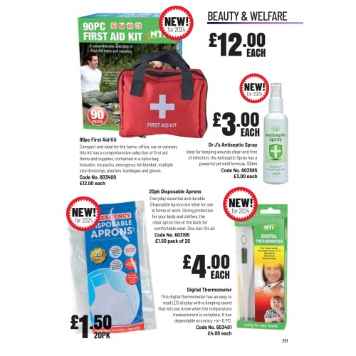 603400 90pc First Aid Kit