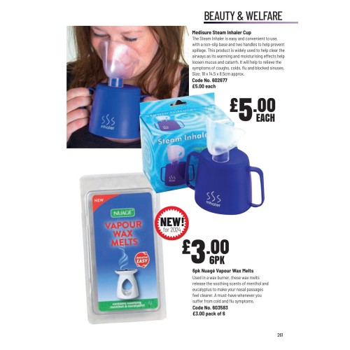 602677 Medisure Steam Inhaler Cup