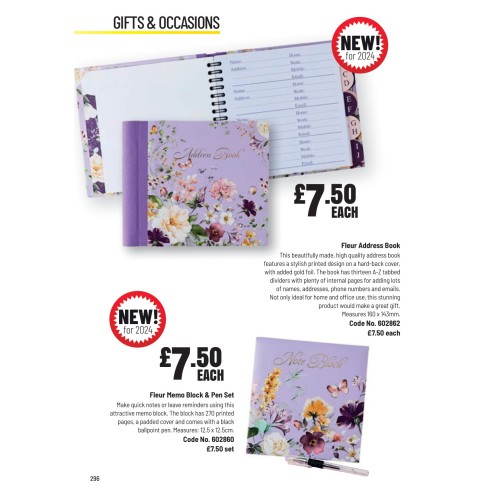 602862 Fleur Address Book