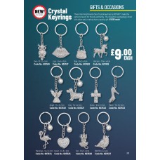 603521 Dog Crystal Keyrings