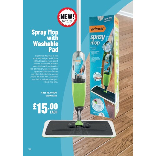 603041 Spray Mop with Washable Pad