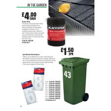 602222 2pk Wheelie Bin Number - 0