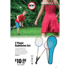 603079 2 Player Badminton Set