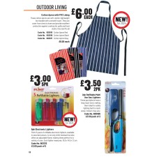 603015 Cotton Apron with PVC lining Red