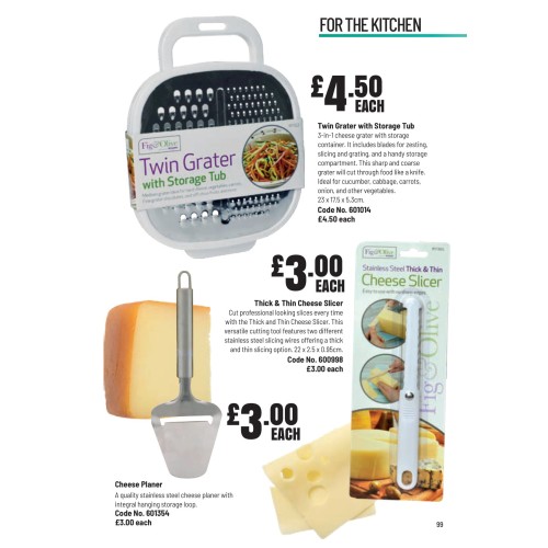 601014 Fig&Olive Twin Grater