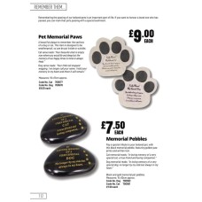 700577 Pet Memorial Paws - Cat 700577