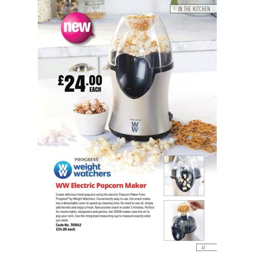 701042 Progress WW Electric Popcorn Maker