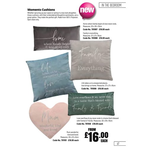 701097 Moments Cushions - Home