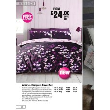 700943 Hermione Complete Duvet Set- single