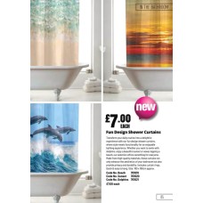 701019 Shower Curtains - Beach