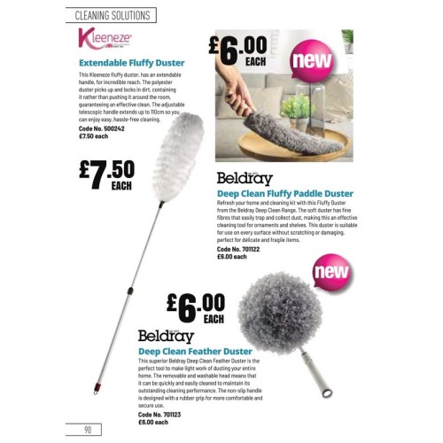 701123 Deep Clean Feather Duster