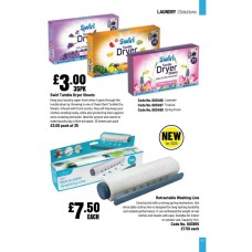 603496 Lavender 35 sheets Swirl Tumble Dry Sheets