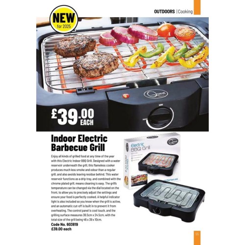 603819 Indoor Electric Barbecue Grill