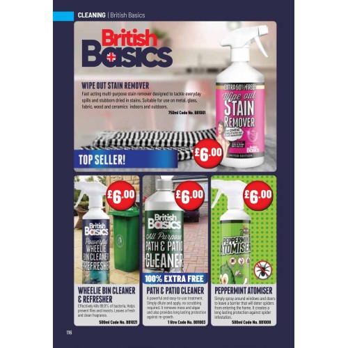 BB1021 Wheelie Bin Cleaner