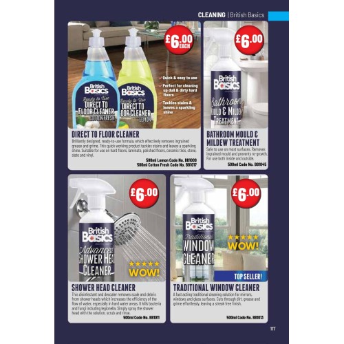 BB1017 Direct To Floor Cleaner Cotton Fresh