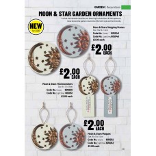605048 Moon & Stars Stepping Stones - Cream
