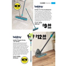 605255 Anti-Bac 2-in-1 Floor Scrubbing Brush