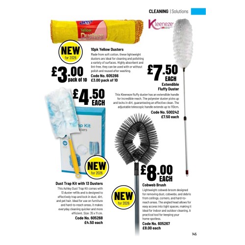 605266 10pk Yellow Dusters
