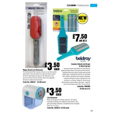 605269 Pet Plus Double-Sided Lint Brush & Mini Pad Set