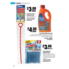600473 12pk Magic Drain Cleaner Sticks