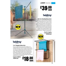 605278 2 in 1 Hanging Clothes Airer