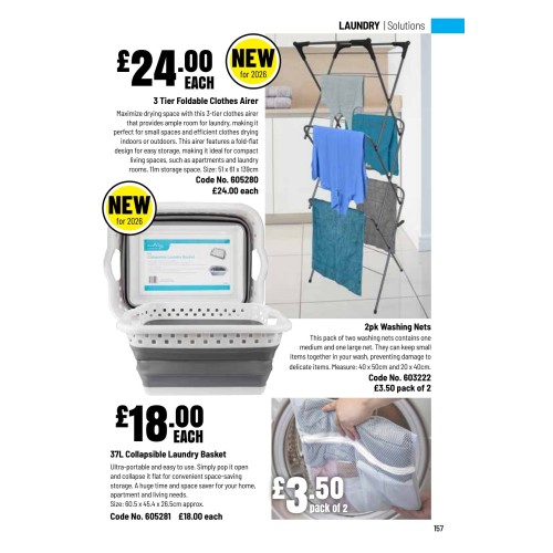 603222 2pk Washing Nets