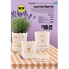 605464 Love Life Plant Pot - Mum