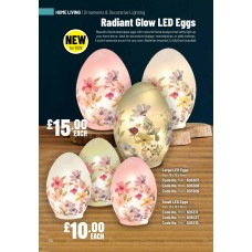 605477 Spring Glow LED Eggs - Small Green