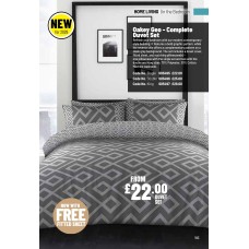 605495 Oakey Geo - Complete Duvet Set - Single 