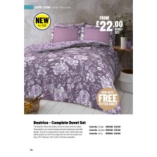 605498 Beatrice - Complete Duvet Set - Single 