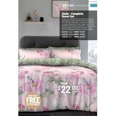 700970 Suzie - Complete Duvet Set - Single 