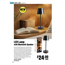 605363 LED Lamp with Bluetooth Speaker