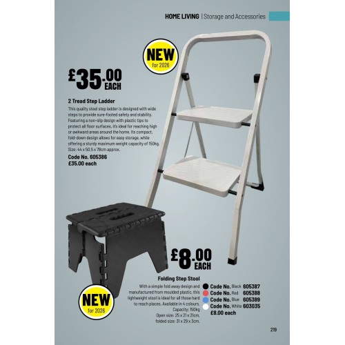 603035 Folding Step Stool
