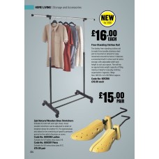605398 Free-Standing Clothes Rail