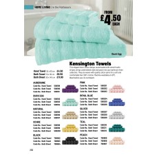 700602 Kensington Hand Towel Black