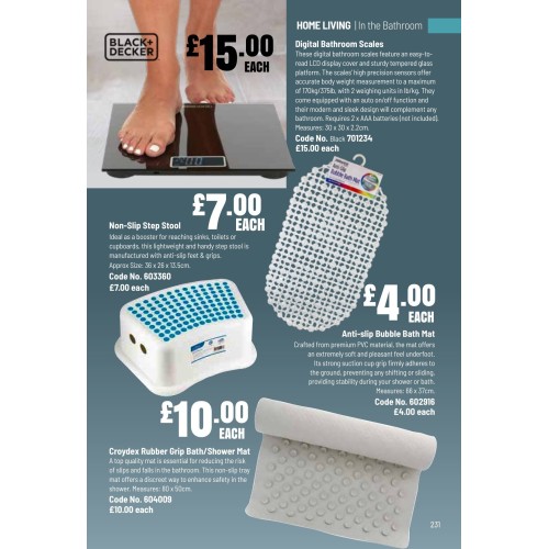 602916 Anti-slip Bubble Bath Mat